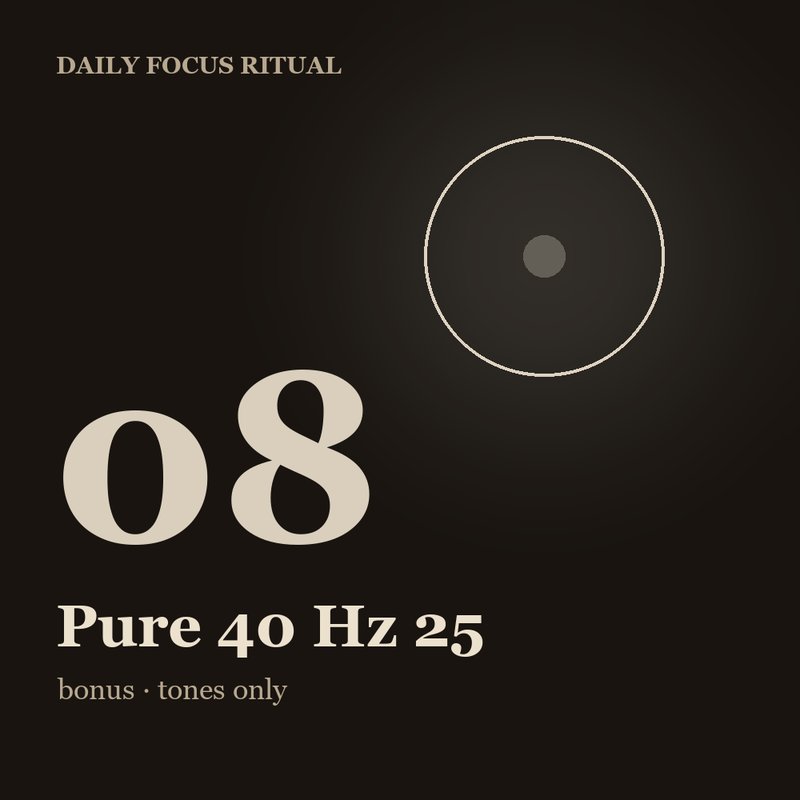 Pure 40 Hz 25 cover art